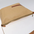 CELINE Macadam Canvas Shoulder Bag PVC Leather Beige Gold Auth yk18087-6