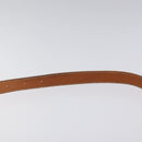 CELINE Macadam Canvas Shoulder Bag PVC Leather Beige Gold Auth yk18087-14