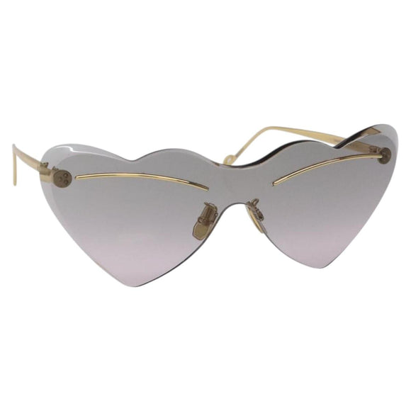 LOEWE Sunglasses metal Gold Auth yk18092M