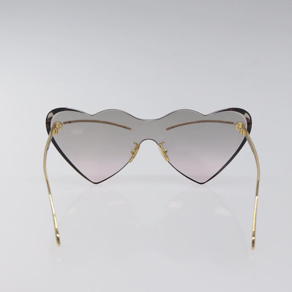 LOEWE Sunglasses metal Gold Auth yk18092M