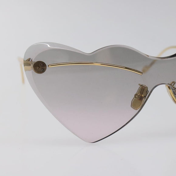 LOEWE Sunglasses metal Gold Auth yk18092M