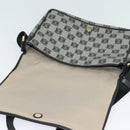 LOEWE Anagram Shoulder Bag PVC Leather Gray Gold Auth yk18093-10