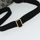 LOEWE Anagram Shoulder Bag PVC Leather Gray Gold Auth yk18093-7