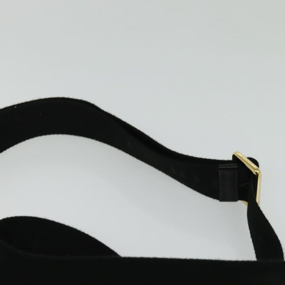 LOEWE Anagram Shoulder Bag PVC Leather Gray Gold Auth yk18093