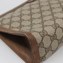 GUCCI GG Supreme Web Sherry Line Bag PVC Leather Beige 89 01 033 Auth yk18097-16