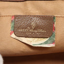 GUCCI GG Supreme Web Sherry Line Bag PVC Leather Beige 89 01 033 Auth yk18097-9