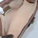 GUCCI GG Supreme Web Sherry Line Bag PVC Leather Beige 89 01 033 Auth yk18097-10