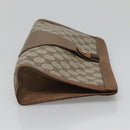 GUCCI GG Supreme Web Sherry Line Bag PVC Leather Beige 89 01 033 Auth yk18097-3