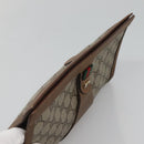 GUCCI GG Supreme Web Sherry Line Bag PVC Leather Beige 89 01 033 Auth yk18097-5