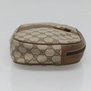 GUCCI GG Supreme Web Sherry Line Bag PVC Beige Gold 89 01 034 Auth yk18098-3