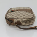 GUCCI GG Supreme Web Sherry Line Bag PVC Beige Gold 89 01 034 Auth yk18098-4