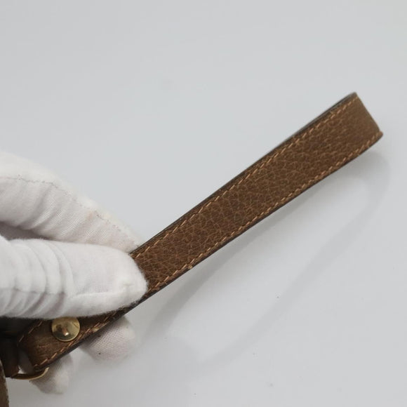 GUCCI GG Supreme Web Sherry Line Bag PVC Beige Gold 89 01 034 Auth yk18098