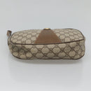 GUCCI GG Supreme Web Sherry Line Bag PVC Beige Gold 89 01 034 Auth yk18098-5