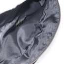 FENDI Zucchino Canvas Body Bag Black Gold Auth yk18113-11