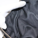 FENDI Zucchino Canvas Body Bag Black Gold Auth yk18113-19