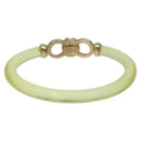 Salvatore Ferragamo Gancini Bracelet plastic Yellow Auth yk18122-3