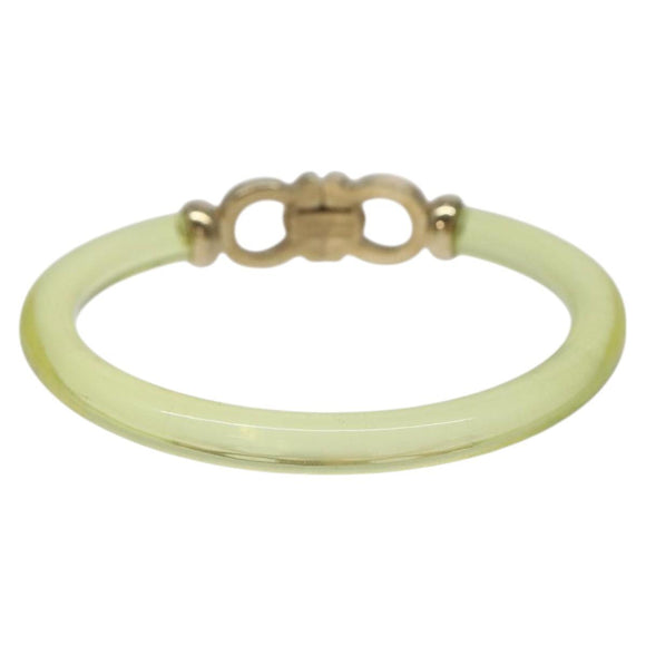 Salvatore Ferragamo Gancini Bracelet plastic Yellow Auth yk18122