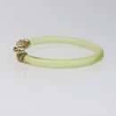 Salvatore Ferragamo Gancini Bracelet plastic Yellow Auth yk18122-4