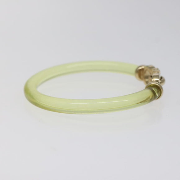 Salvatore Ferragamo Gancini Bracelet plastic Yellow Auth yk18122