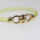 Salvatore Ferragamo Gancini Bracelet plastic Yellow Auth yk18122-6