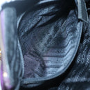 PRADA Quilted Chain Shoulder Bag Nylon Purple Gold Auth yk18126-11