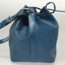 LOUIS VUITTON Epi Petit Noe Shoulder Bag Blue M44105 LV Auth yk18129-5