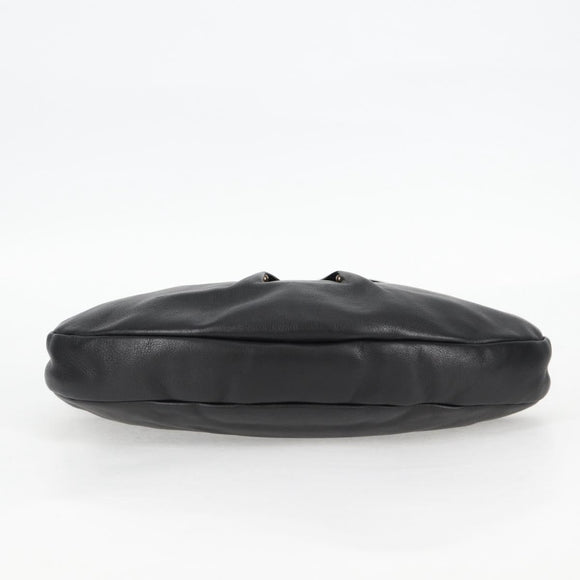 Salvatore Ferragamo Vala Shoulder Bag Leather Black Auth yk18131V