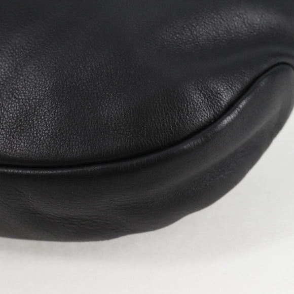 Salvatore Ferragamo Vala Shoulder Bag Leather Black Auth yk18131V