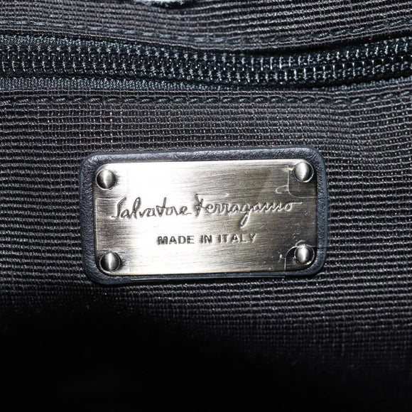 Salvatore Ferragamo Vala Shoulder Bag Leather Black Auth yk18131V