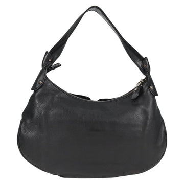 Salvatore Ferragamo Vala Shoulder Bag Leather Black Auth yk18131V - 0