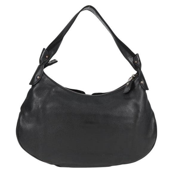 Salvatore Ferragamo Vala Shoulder Bag Leather Black Auth yk18131V