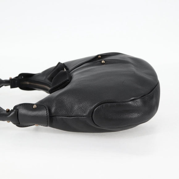 Salvatore Ferragamo Vala Shoulder Bag Leather Black Auth yk18131V