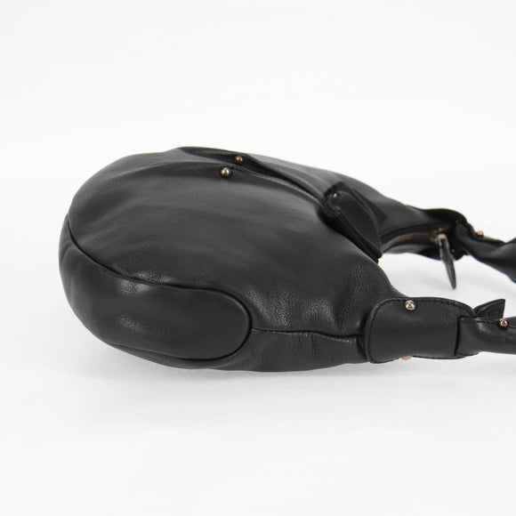 Salvatore Ferragamo Vala Shoulder Bag Leather Black Auth yk18131V