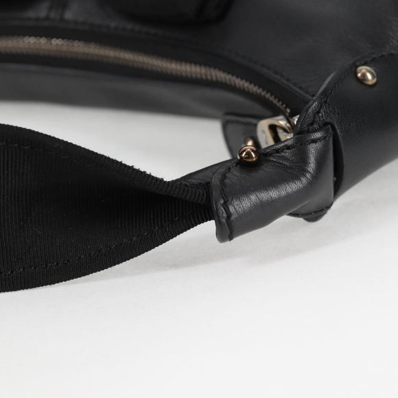 Salvatore Ferragamo Vala Shoulder Bag Leather Black Auth yk18131V