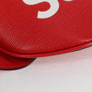 LOUIS VUITTON Epi LV × Supreme Bum BagPM Body Bag Red M53418 LV Auth yk18136A-12