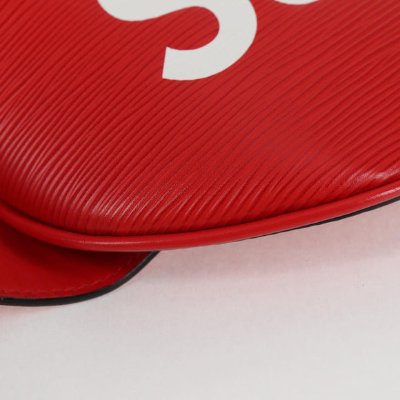 LOUIS VUITTON Epi LV × Supreme Bum BagPM Body Bag Red M53418 LV Auth yk18136SM