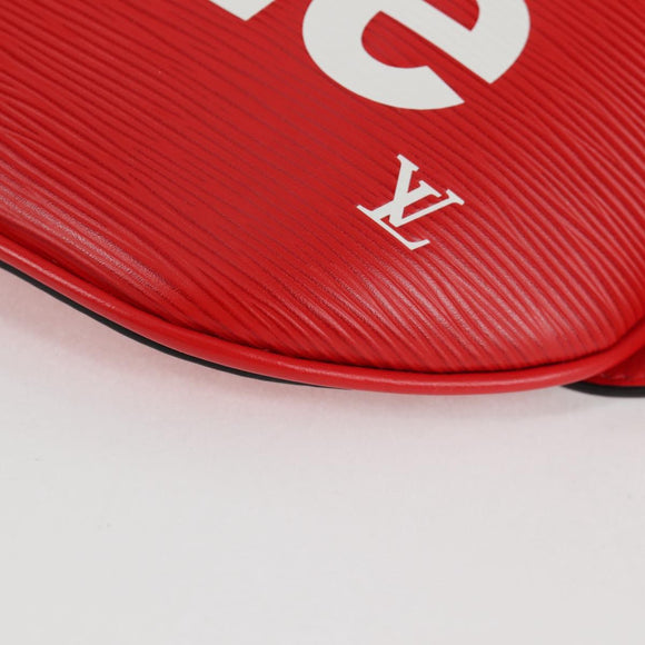 LOUIS VUITTON Epi LV × Supreme Bum BagPM Body Bag Red M53418 LV Auth yk18136SM