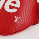 LOUIS VUITTON Epi LV × Supreme Bum BagPM Body Bag Red M53418 LV Auth yk18136A-16