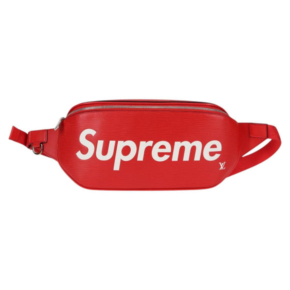 LOUIS VUITTON Epi LV × Supreme Bum BagPM Body Bag Red M53418 LV Auth yk18136SM