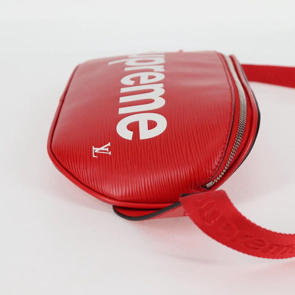 LOUIS VUITTON Epi LV × Supreme Bum BagPM Body Bag Red M53418 LV Auth yk18136SM
