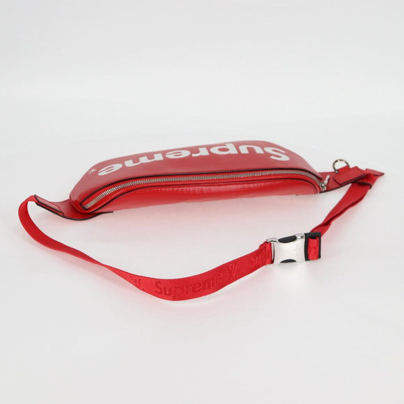 LOUIS VUITTON Epi LV × Supreme Bum BagPM Body Bag Red M53418 LV Auth yk18136SM