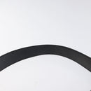 CELINE Macadam Canvas Shoulder Bag PVC Leather Black Gold Auth yk18139-8