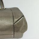 LOEWE Anagram Tote Bag Leather Gold Tone Auth yk18146-14