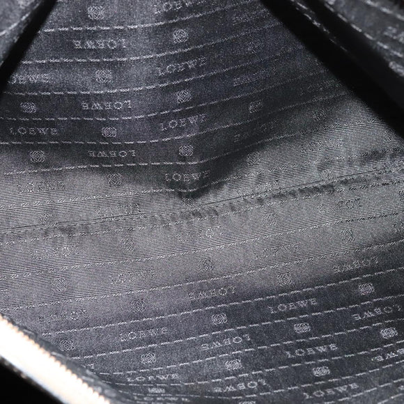 LOEWE Anagram Tote Bag Leather Gold Tone Auth yk18146