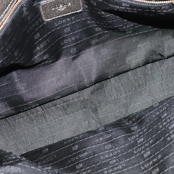 LOEWE Anagram Tote Bag Leather Gold Tone Auth yk18146