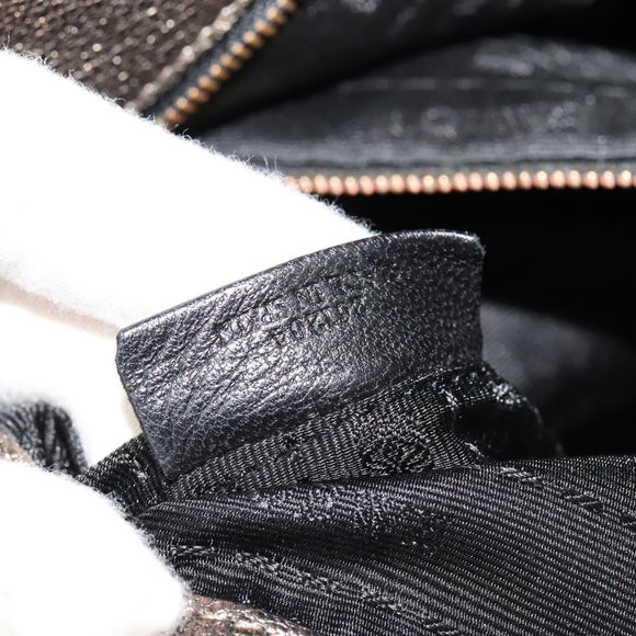 LOEWE Anagram Tote Bag Leather Gold Tone Auth yk18146