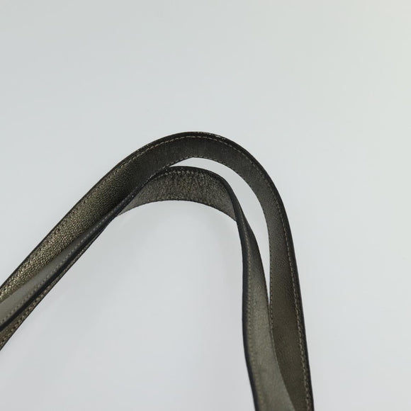 LOEWE Anagram Tote Bag Leather Gold Tone Auth yk18146