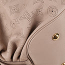 LOUIS VUITTON Monogram Punching Mahina XL Tote Bag Beige M93978 LV Auth yk18150A-9