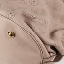 LOUIS VUITTON Monogram Punching Mahina XL Tote Bag Beige M93978 LV Auth yk18150A-14