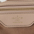 LOUIS VUITTON Monogram Punching Mahina XL Tote Bag Beige M93978 LV Auth yk18150A-19